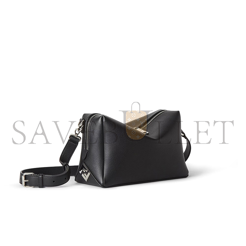 FENDI LUI MEDIUM BLACK LEATHER BAG 7VA672ASIHF0GXN (28*19*11cm)